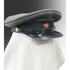 Фуражка суконная комначсостава Химических войск РККА, обр. 1935г.. Без стального каркаса в тулии.